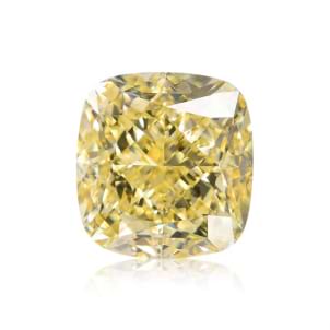 Камень без оправы, бриллиант Цвет: Желтый, Вес: 1.55 карат