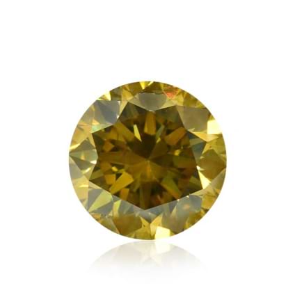 Камень без оправы, бриллиант Цвет: Желтый, Вес: 1.51 карат