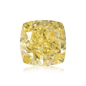 Камень без оправы, бриллиант Цвет: Желтый, Вес: 1.61 карат