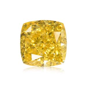 Камень без оправы, бриллиант Цвет: Желтый, Вес: 1.52 карат