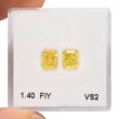 Камень без оправы, бриллиант Цвет: Желтый, Вес: 1.40 карат