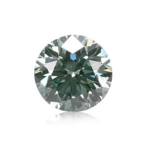 Камень без оправы, бриллиант Цвет: Зеленый, Вес: 0.19 карат