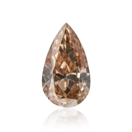Камень без оправы, бриллиант Цвет: Оранжевый, Вес: 1.34 карат