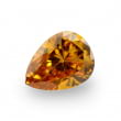 Камень без оправы, бриллиант Цвет: Оранжевый, Вес: 0.17 карат