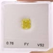 Камень без оправы, бриллиант Цвет: Желтый, Вес: 0.76 карат