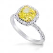 Кольцо, бриллиант Цвет: Желтый, Вес: 2.38 карат