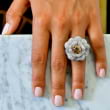 Кольцо, бриллиант Цвет: Коричневый, Вес: 3.40 карат