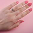 Кольцо, бриллиант Цвет: Розовый, Вес: 0.91 карат
