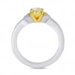 Кольцо, бриллиант Цвет: Желтый, Вес: 1.05 карат