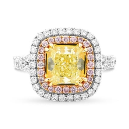 Кольцо, бриллиант Цвет: Желтый, Вес: 2.01 карат