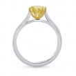 Кольцо, бриллиант Цвет: Желтый, Вес: 0.94 карат