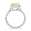 Кольцо, бриллиант Цвет: Желтый, Вес: 2.24 карат