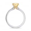 Кольцо, бриллиант Цвет: Желтый, Вес: 1.26 карат