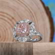 Кольцо, бриллиант Цвет: Розовый, Вес: 2.17 карат