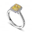 Кольцо, бриллиант Цвет: Желтый, Вес: 1.06 карат