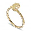 Кольцо, бриллиант Цвет: Желтый, Вес: 1.36 карат