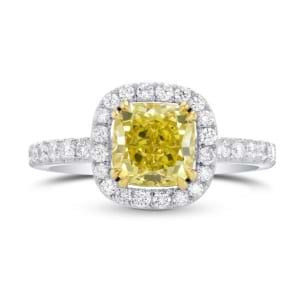Кольцо, бриллиант Цвет: Желтый, Вес: 2.00 карат