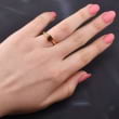 Кольцо, бриллиант Цвет: Оранжевый, Вес: 1.40 карат